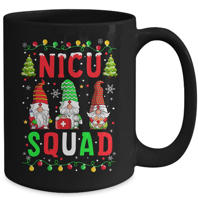 NICU Nurse Squad Three Gnomes Christmas Gnome Nurse Xmas Mug | siriusteestore