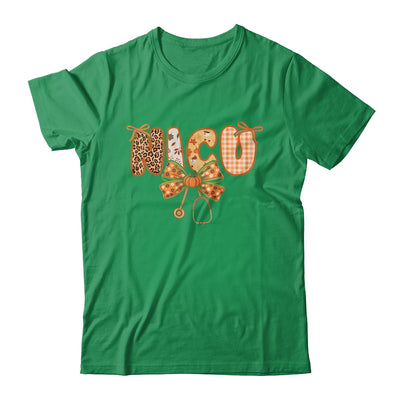 NICU Nurse Stethoscope Coquette Bow Autumn Fall Nursing RN Shirt & Sweatshirt | siriusteestore