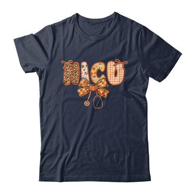 NICU Nurse Stethoscope Coquette Bow Autumn Fall Nursing RN Shirt & Sweatshirt | siriusteestore