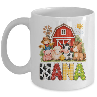 Nana Farm Cow 1St Birthday Girl Boy Matching Family Mug | siriusteestore