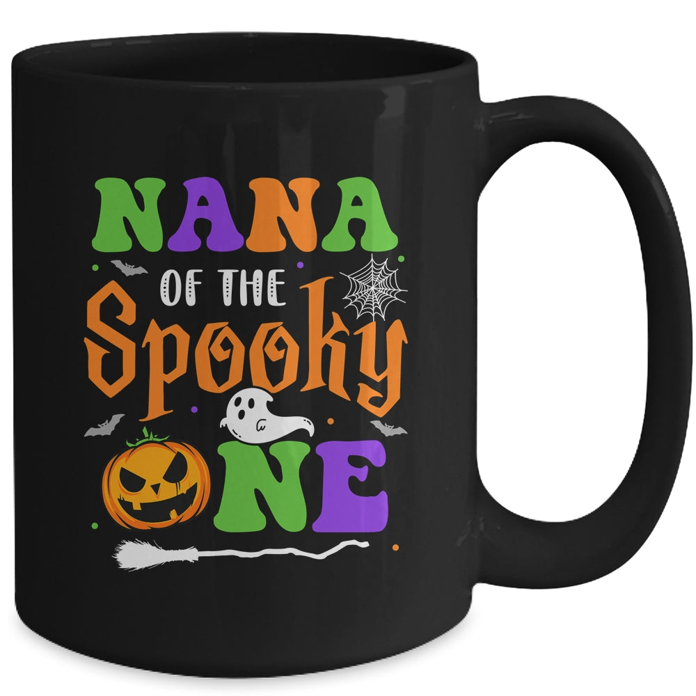 Nana Halloween 1st Birthday Boy Matching Family Spooky One Mug | siriusteestore