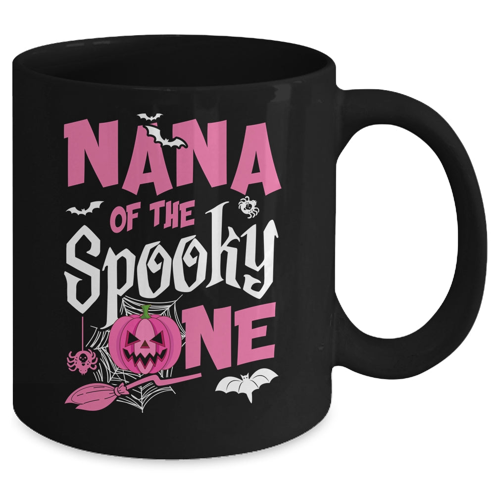 Nana Halloween 1st Birthday Girl Matching Family Spooky One Mug | siriusteestore