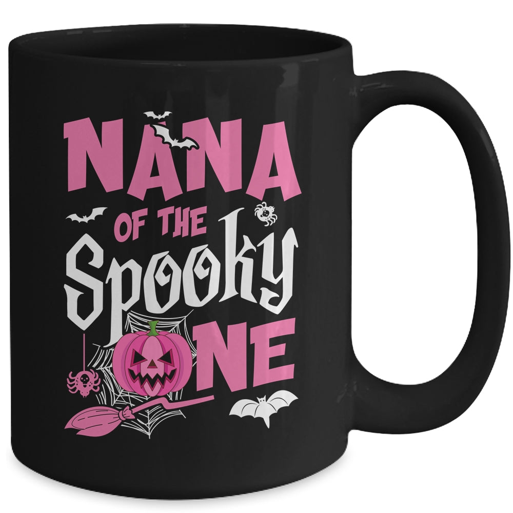 Nana Halloween 1st Birthday Girl Matching Family Spooky One Mug | siriusteestore