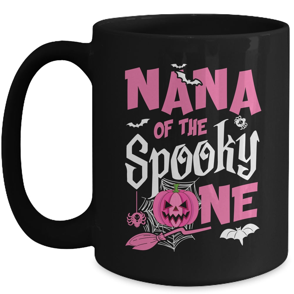 Nana Halloween 1st Birthday Girl Matching Family Spooky One Mug | siriusteestore