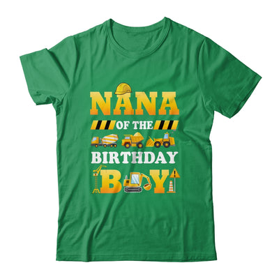 Nana Of The Birthday Boy Construction Matching Family Shirt & Hoodie | siriusteestore
