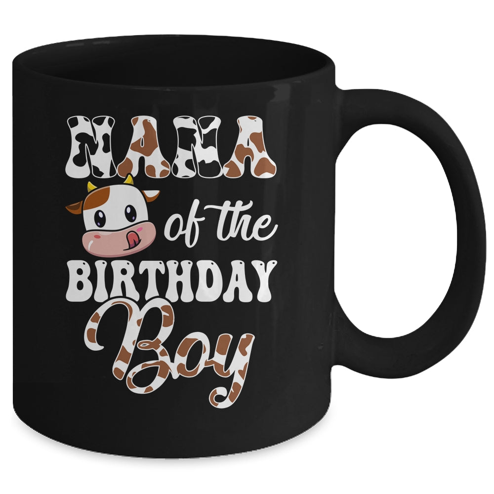 Nana Of The Birthday Boy Cow Farm 1st Birthday Boy Mug | siriusteestore