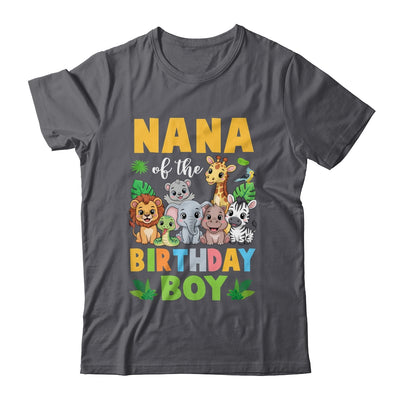 Nana Of The Birthday Boy Kids Safari Jungle Animal Shirt & Hoodie | siriusteestore