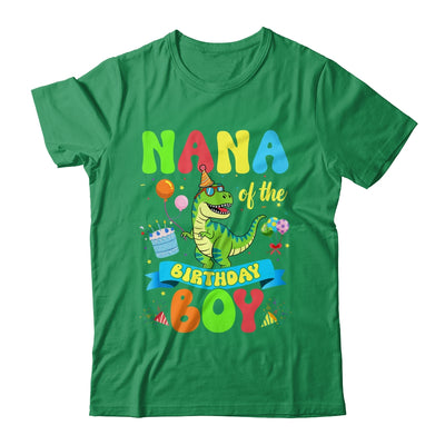 Nana Of The Birthday Boy TRex Dinosaur Birthday Family Shirt & Hoodie | siriusteestore