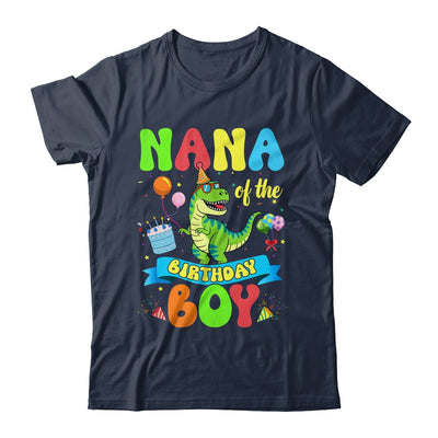 Nana Of The Birthday Boy TRex Dinosaur Birthday Family Shirt & Hoodie | siriusteestore