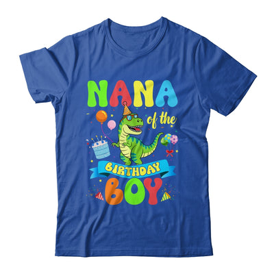 Nana Of The Birthday Boy TRex Dinosaur Birthday Family Shirt & Hoodie | siriusteestore