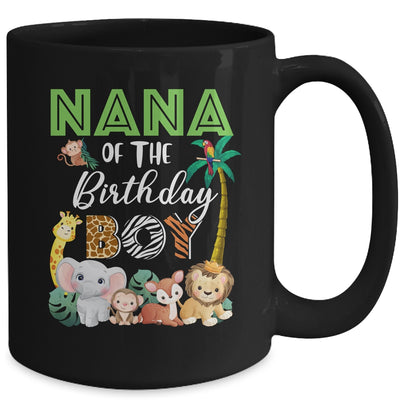 Nana Of The Birthday Boy Wild Zoo Theme Safari Party Mug | siriusteestore
