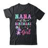 Nana Of The Birthday For Girl Dinosaur T-Rex Party Family Shirt & Hoodie | siriusteestore