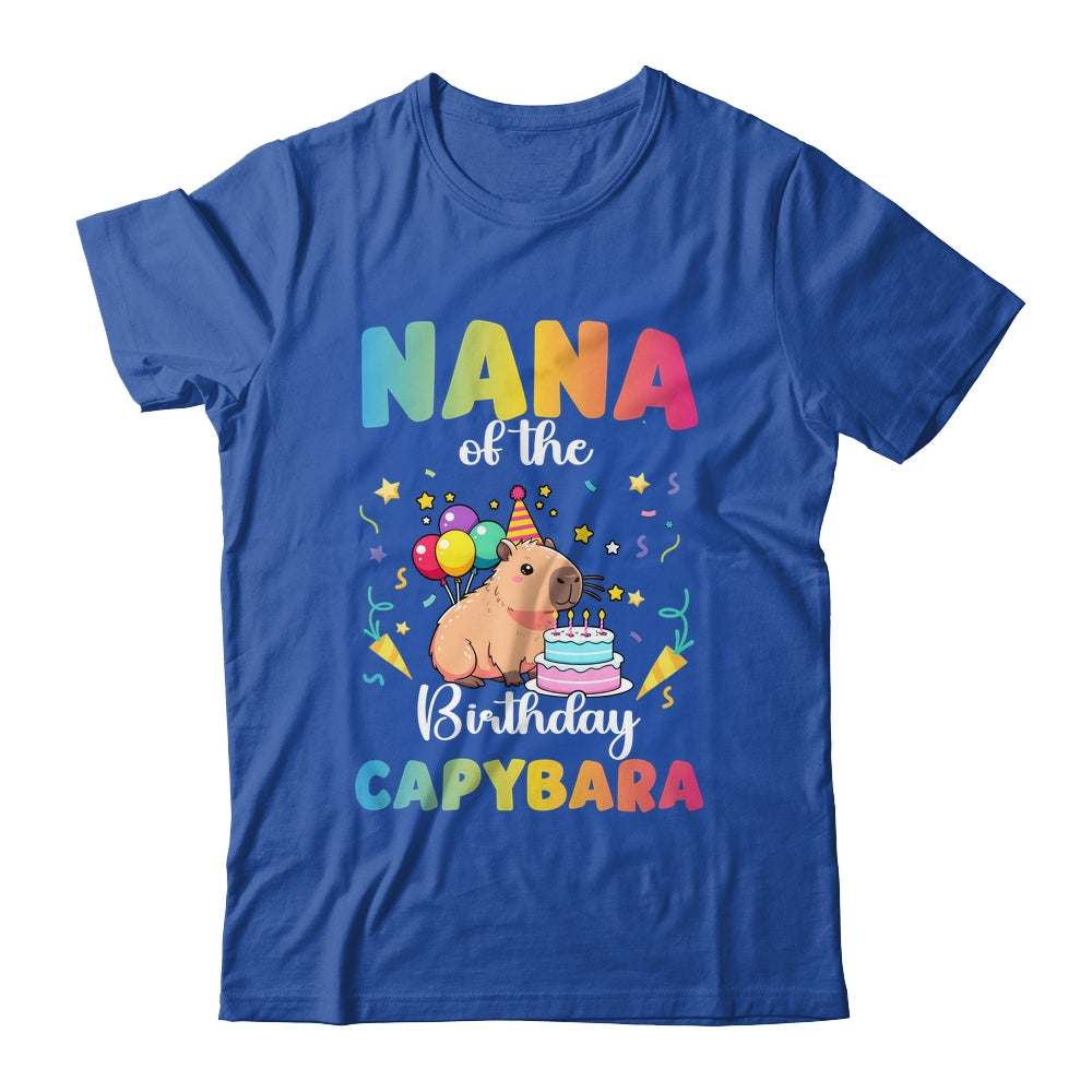 Nana Of The Birthday Girl Capybara Bday Party Family Shirt & Hoodie | siriusteestore
