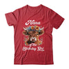Nana Of The Birthday Girl Highland Cow Farm Family Shirt & Hoodie | siriusteestore