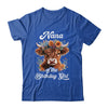 Nana Of The Birthday Girl Highland Cow Farm Family Shirt & Hoodie | siriusteestore
