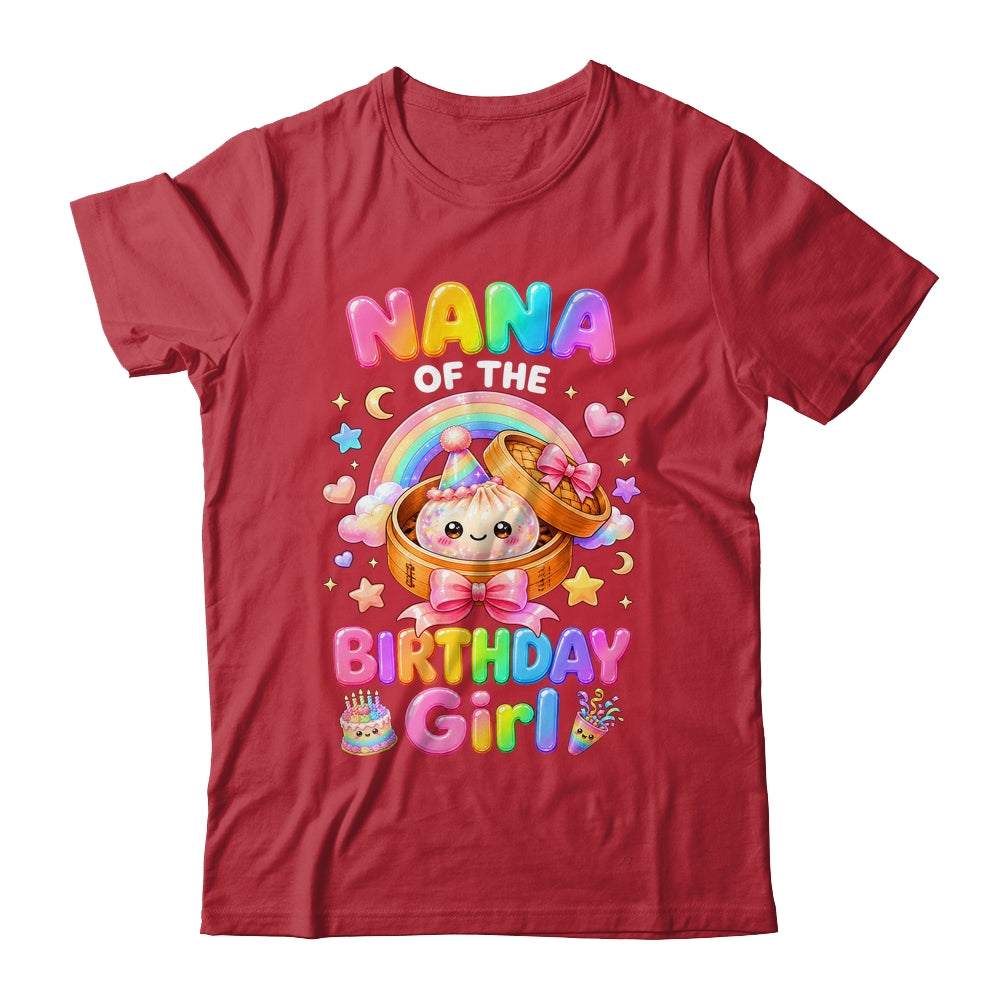 Nana Of The Birthday Girl Kawaii Dumpling Squishy Family Shirt & Hoodie | siriusteestore