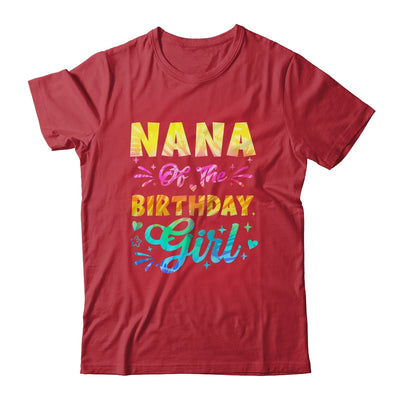 Nana Of The Birthday Girl Tie Dye 1st Birthday Family Shirt & Hoodie | siriusteestore
