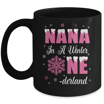 Nana Of The Birthday Girl Winter Onederland 1st Birthday Mug | siriusteestore