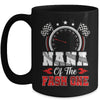 Nana Of The Fast One 1st Birthday Racing Car Family Mug | siriusteestore