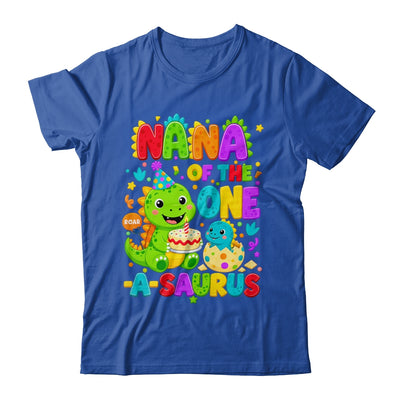 Nana Of The One-A-Saurus 1St Birthday Boy T-Rex Dinosaur Shirt & Hoodie | siriusteestore