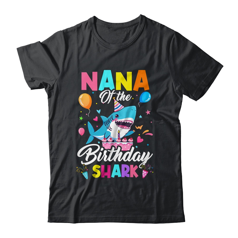 Nana Of The Shark Birthday Boy Girl Party Family Group Shirt & Hoodie | siriusteestore