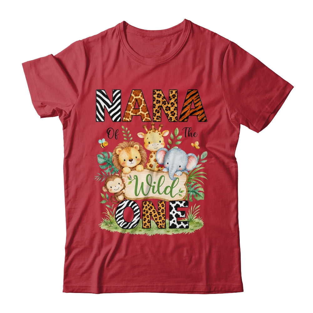 Nana Of The Wild One First Birthday Boy Jungle Safari Shirt & Hoodie | siriusteestore