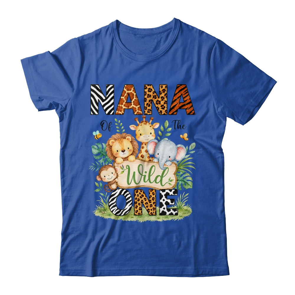 Nana Of The Wild One First Birthday Boy Jungle Safari Shirt & Hoodie | siriusteestore