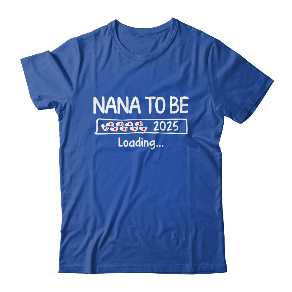 Nana To Be 2025 Loading Promoted To Nana Est 2025 Shirt & Tank Top | siriusteestore