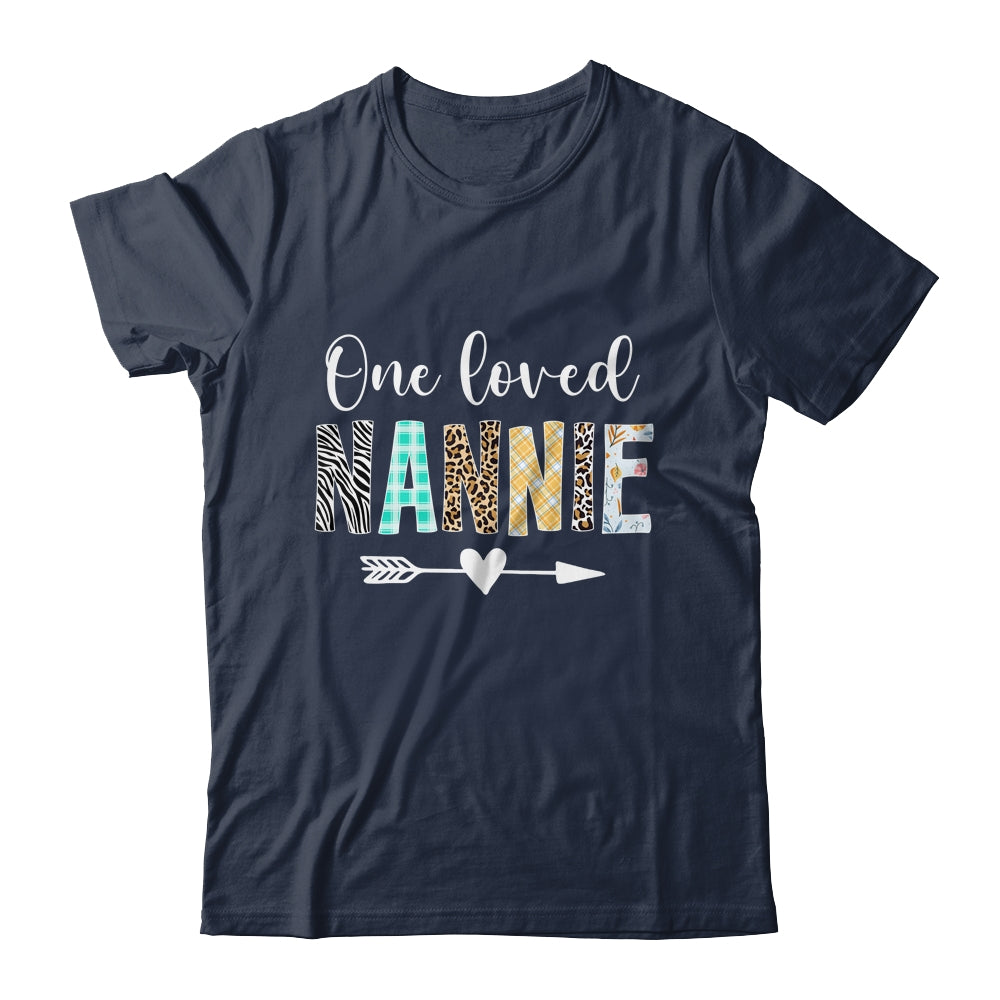 Nannie Women Cute Design One Loved Nannie Mother's Day Shirt & Tank Top | siriusteestore