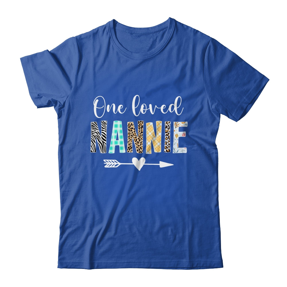 Nannie Women Cute Design One Loved Nannie Mother's Day Shirt & Tank Top | siriusteestore