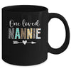 Nannie Women Cute Design One Loved Nannie Mother's Day Mug | siriusteestore