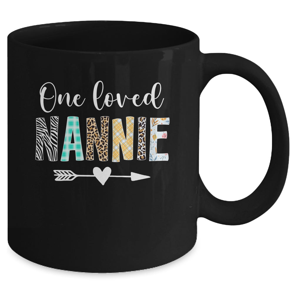 Nannie Women Cute Design One Loved Nannie Mother's Day Mug | siriusteestore