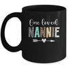 Nannie Women Cute Design One Loved Nannie Mother's Day Mug | siriusteestore