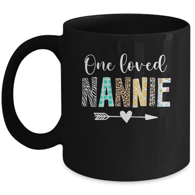 Nannie Women Cute Design One Loved Nannie Mother's Day Mug | siriusteestore