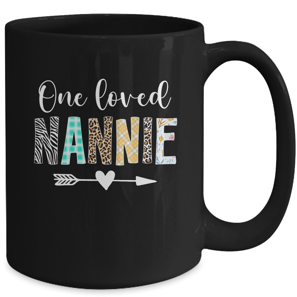 Nannie Women Cute Design One Loved Nannie Mother's Day Mug | siriusteestore