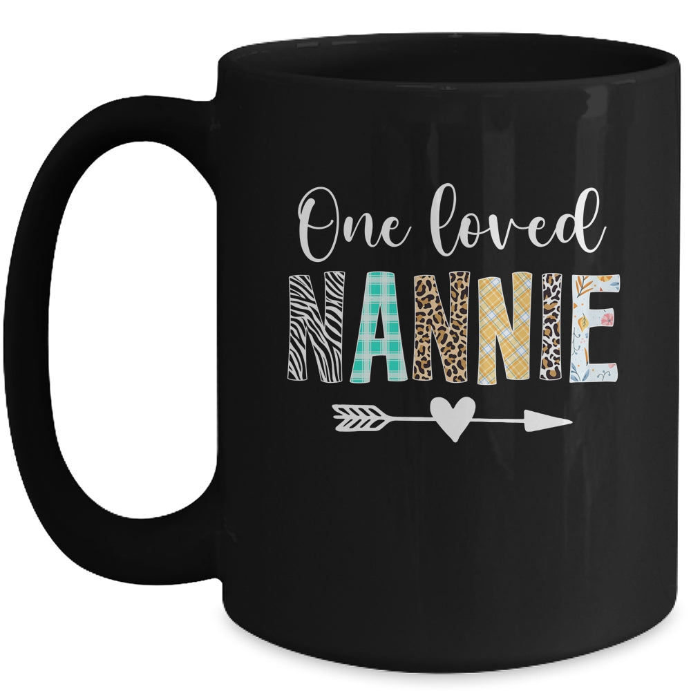 Nannie Women Cute Design One Loved Nannie Mother's Day Mug | siriusteestore