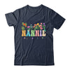 Nannie Women Wildflower Floral Design Nannie Mothers Day Shirt & Tank Top | siriusteestore