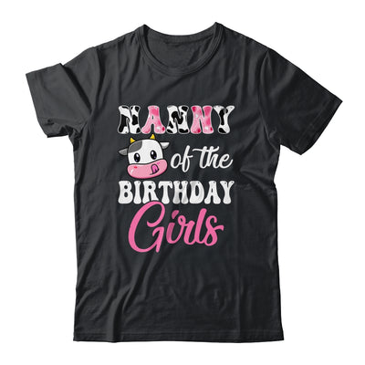 Nanny Of The Birthday Girl Farm Cow 1st Birthday Girl Shirt & Hoodie | siriusteestore