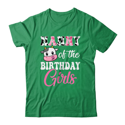 Nanny Of The Birthday Girl Farm Cow 1st Birthday Girl Shirt & Hoodie | siriusteestore
