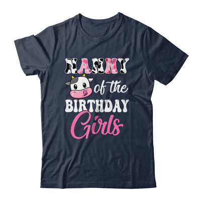 Nanny Of The Birthday Girl Farm Cow 1st Birthday Girl Shirt & Hoodie | siriusteestore