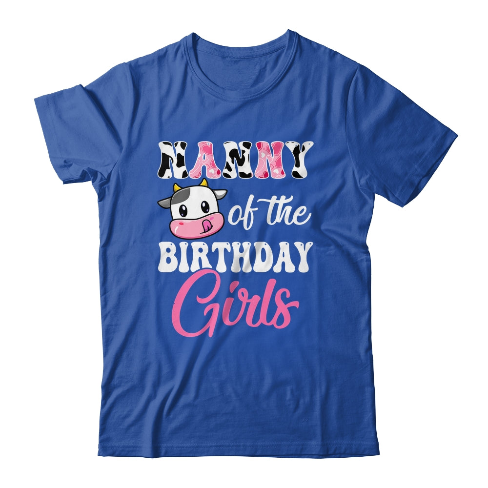 Nanny Of The Birthday Girl Farm Cow 1st Birthday Girl Shirt & Hoodie | siriusteestore