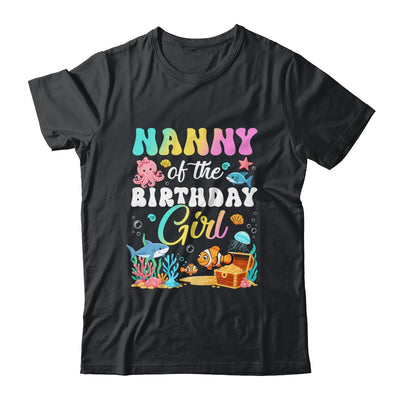 Nanny Of The Birthday Girl Sea Fish Ocean Aquarium Shirt & Hoodie | siriusteestore