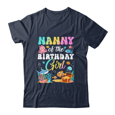 Nanny Of The Birthday Girl Sea Fish Ocean Aquarium Shirt & Hoodie | siriusteestore