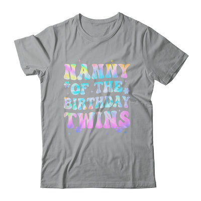 Nanny Of The Birthday Twins Girls Kids Party Retro Bday Shirt & Hoodie | siriusteestore