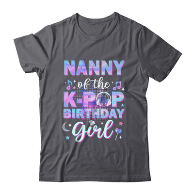 Nanny Of The K-Pop Birthday Girl Matching Family Music Shirt & Hoodie | siriusteestore