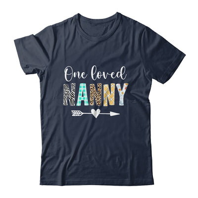 Nanny Women Cute Design One Loved Nanny Mother's Day Shirt & Tank Top | siriusteestore