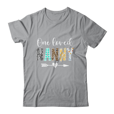 Nanny Women Cute Design One Loved Nanny Mother's Day Shirt & Tank Top | siriusteestore