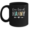 Nanny Women Cute Design One Loved Nanny Mother's Day Mug | siriusteestore