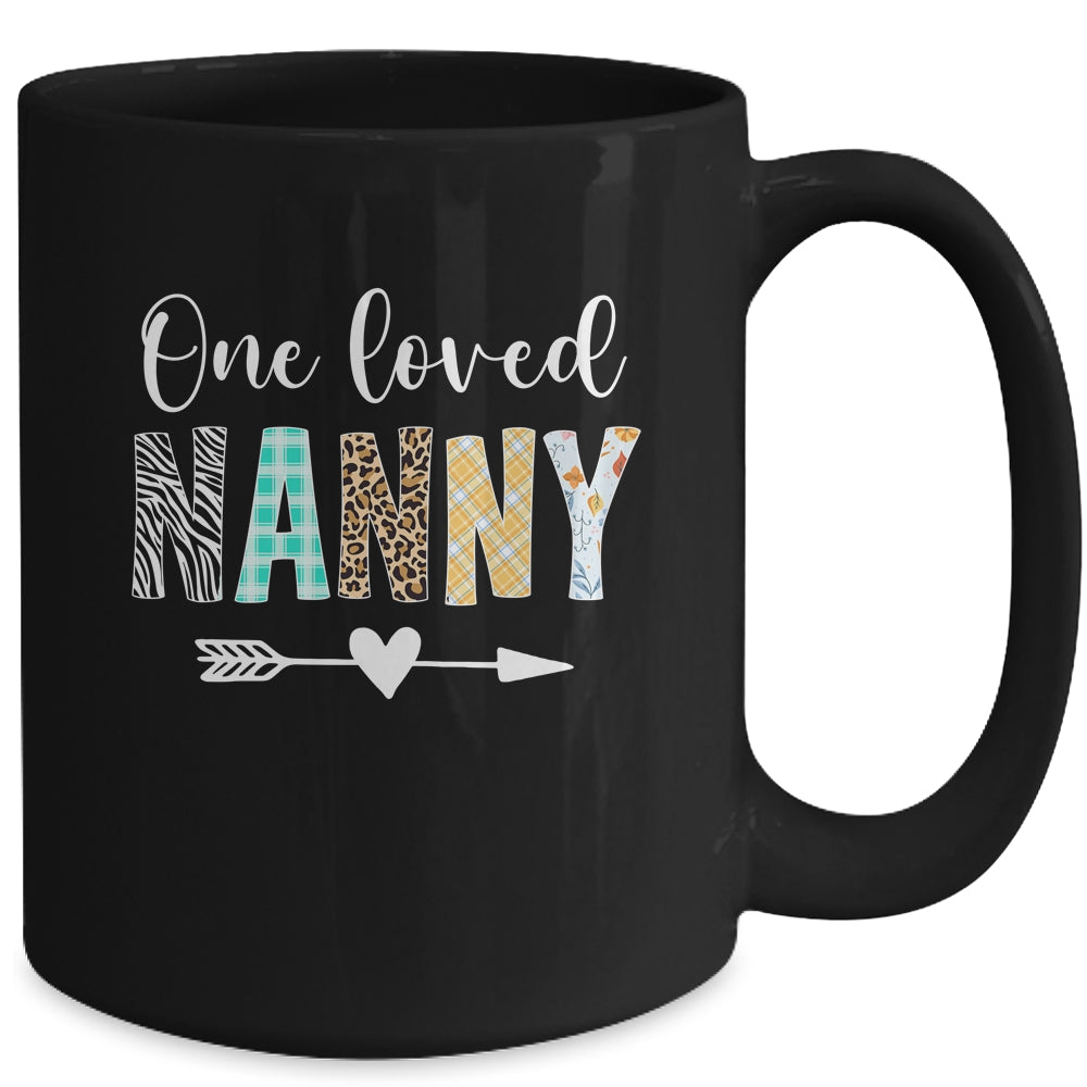 Nanny Women Cute Design One Loved Nanny Mother's Day Mug | siriusteestore