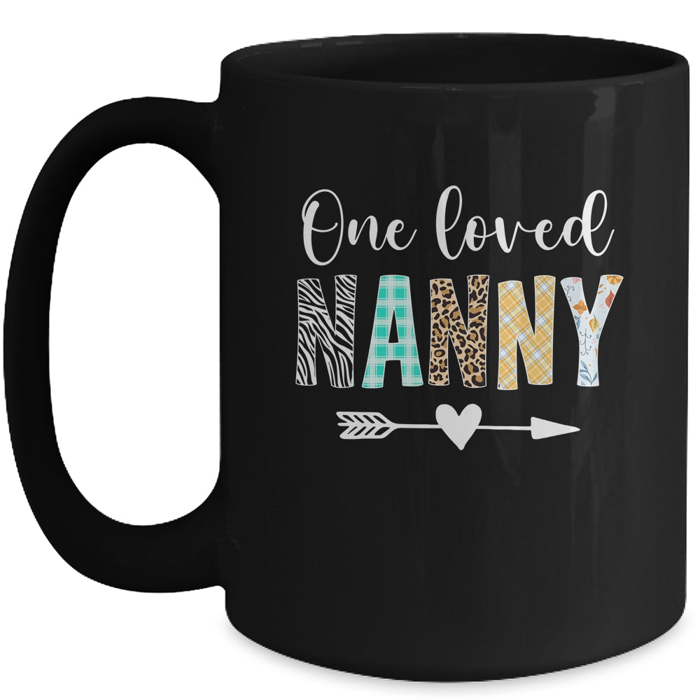 Nanny Women Cute Design One Loved Nanny Mother's Day Mug | siriusteestore